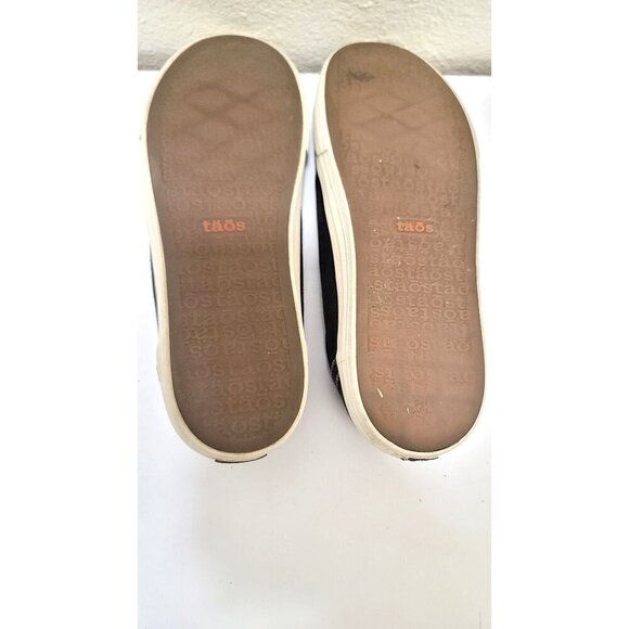 Taos Womens Canvas Lace-Up Sneakers Size 11 Black Casual Everyday - Picture 8 of 11